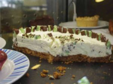 Cácaí sa chaifé sa tSean Bheairic, Ionad Cuartaíochta an Fháil Charraigh, Co. Dhún na nGall, Éire.