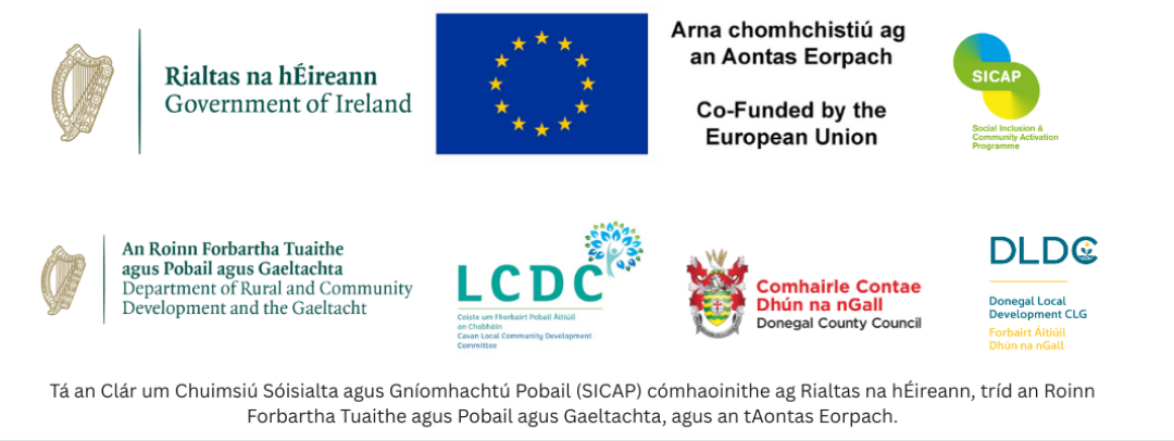 Sponsors of An tSean Bheairic, An Fál Carrach, Co. Dhún na nGall